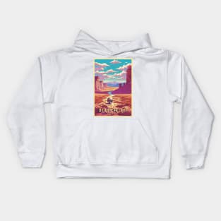 Death Valley National Park Vintage Travel  Poster Kids Hoodie